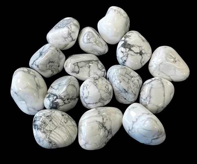 Pierre rouler Howlite