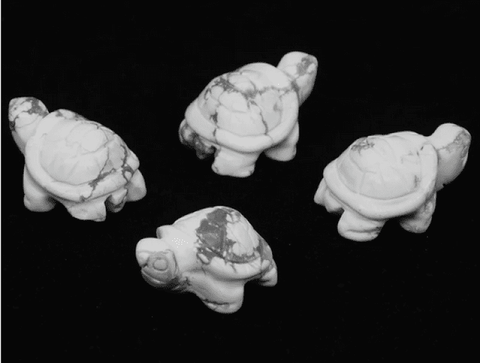 Mini tortue Howlite