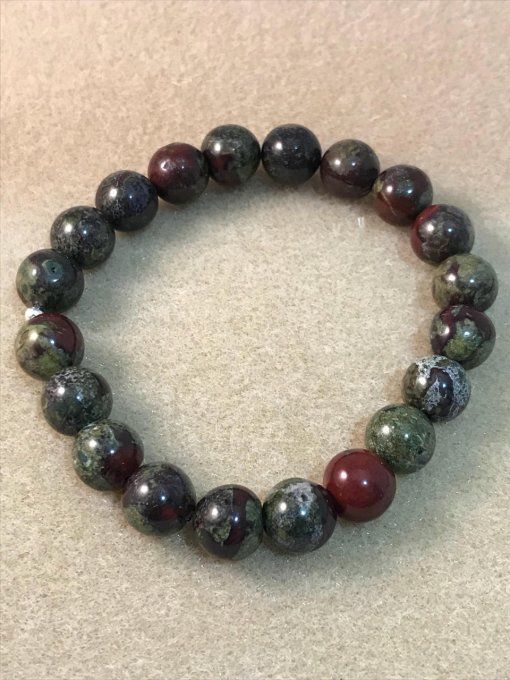 Bracelet Jaspe sang de dragon