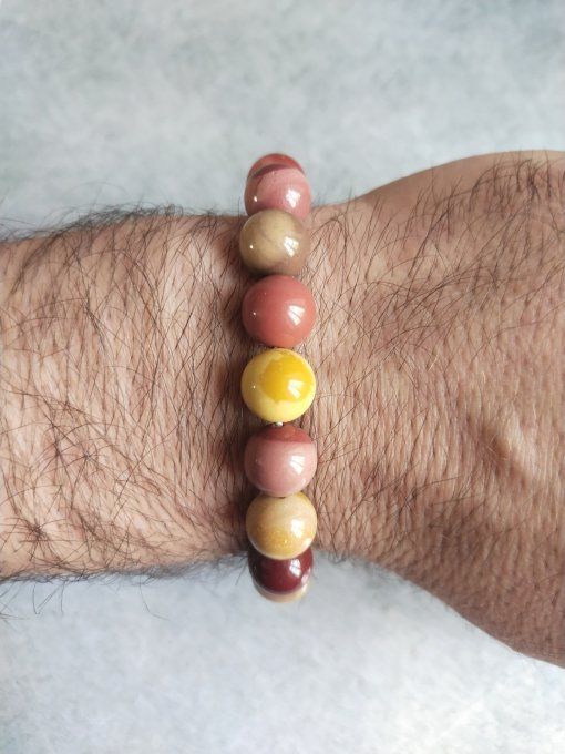 Bracelet Jaspe mokaite