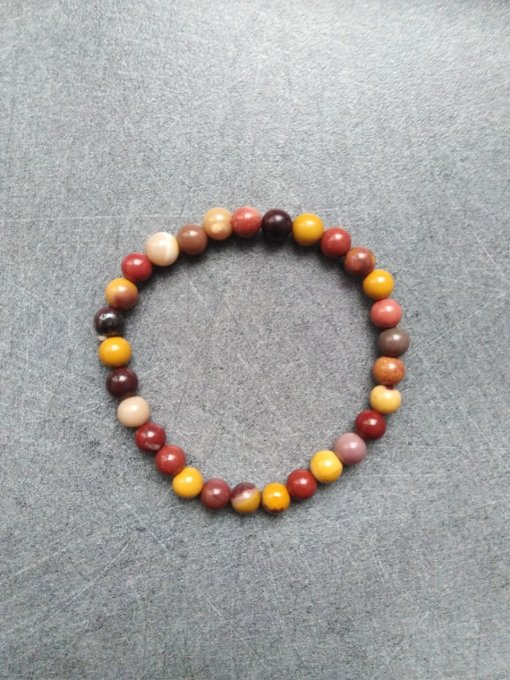 Bracelet Jaspe mokaite