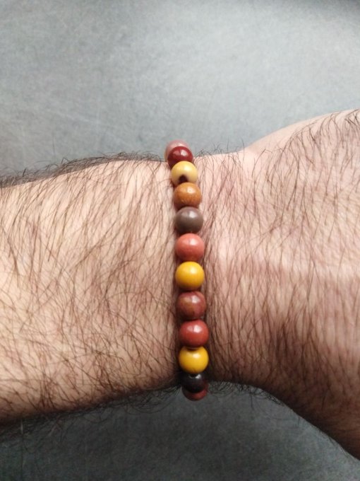 Bracelet Jaspe mokaite