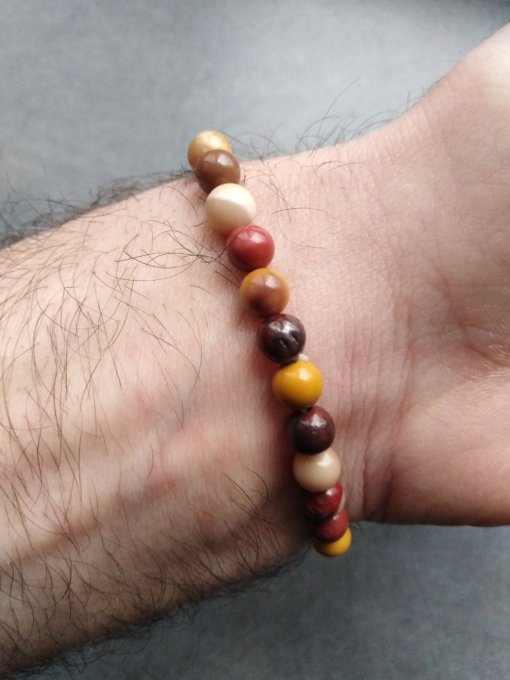Bracelet Jaspe mokaite