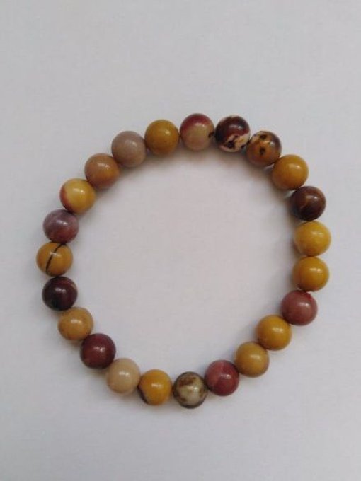 Bracelet Jaspe mokaite