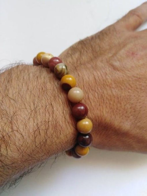 Bracelet Jaspe mokaite