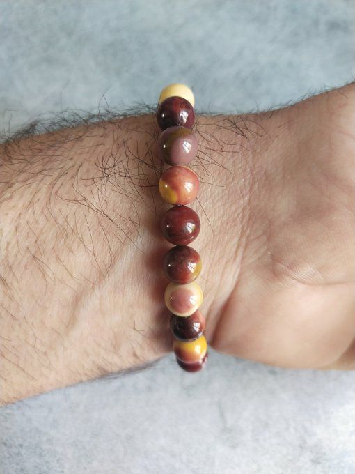 Bracelet Jaspe mokaite