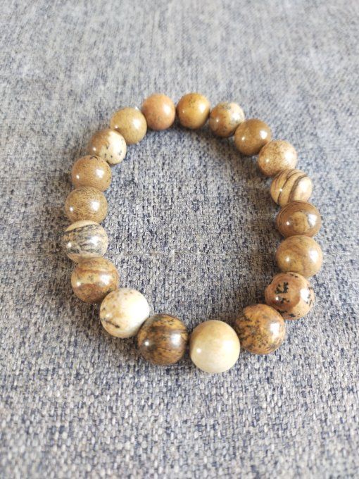 Bracelet Jaspe paysage 