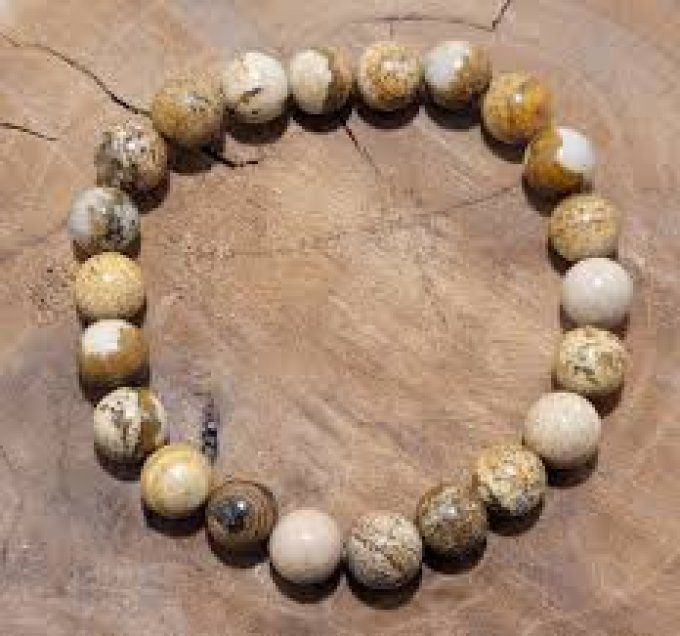 Perle Jaspe paysage à l'unité