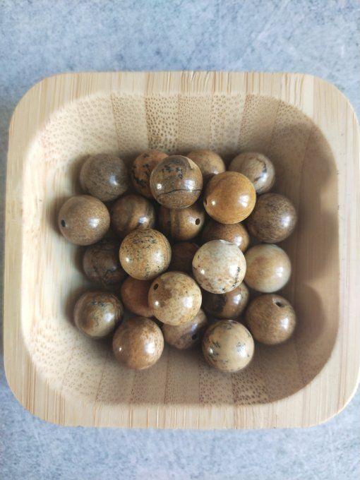 Perle Jaspe paysage à l'unité