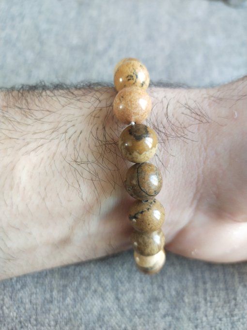 Bracelet Jaspe paysage 