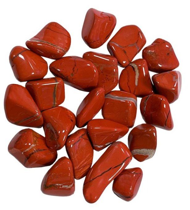 Pierre rouler Jaspe rouge