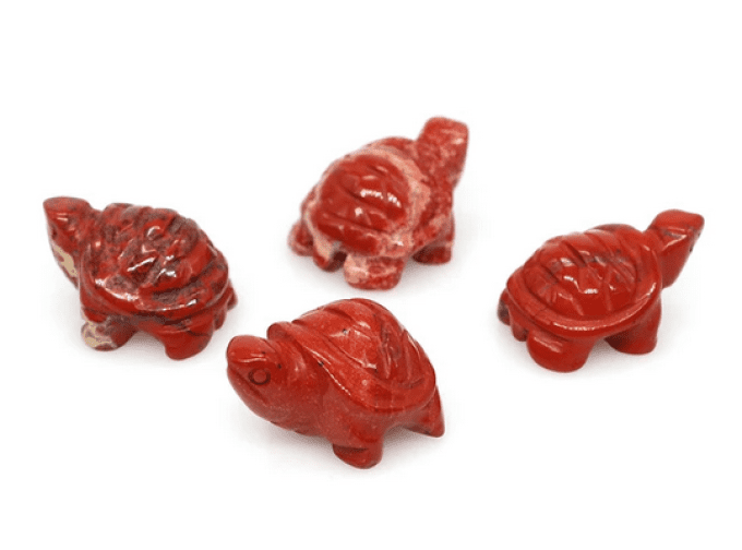Mini tortue Jaspe rouge