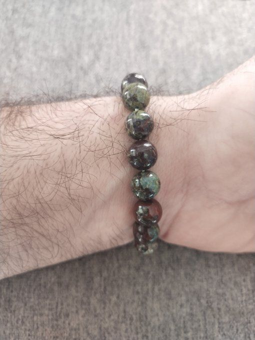 Bracelet Jaspe sang de dragon