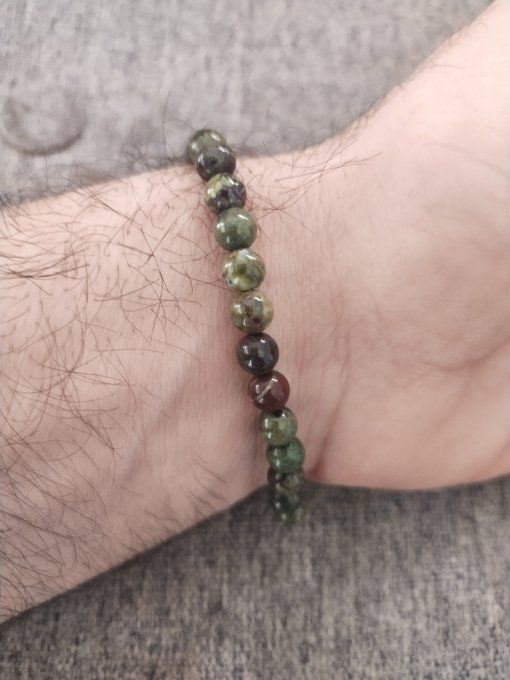 Bracelet Jaspe sang de dragon