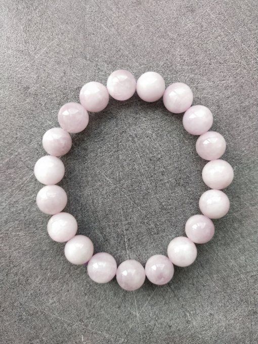 Perles Kunzite à l'unité