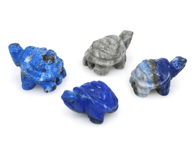 Mini tortue Lapis lazuli