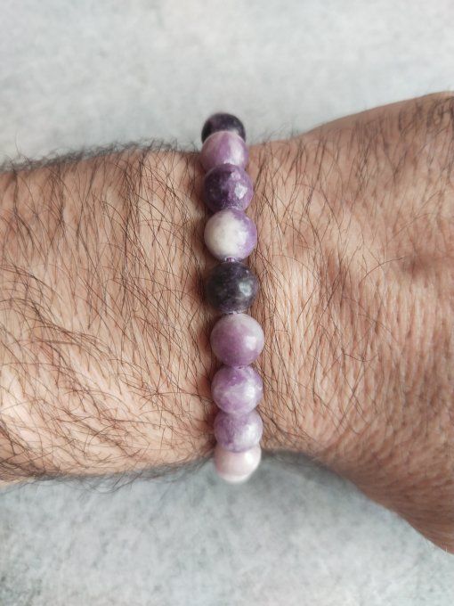 Bracelet Lépidolite