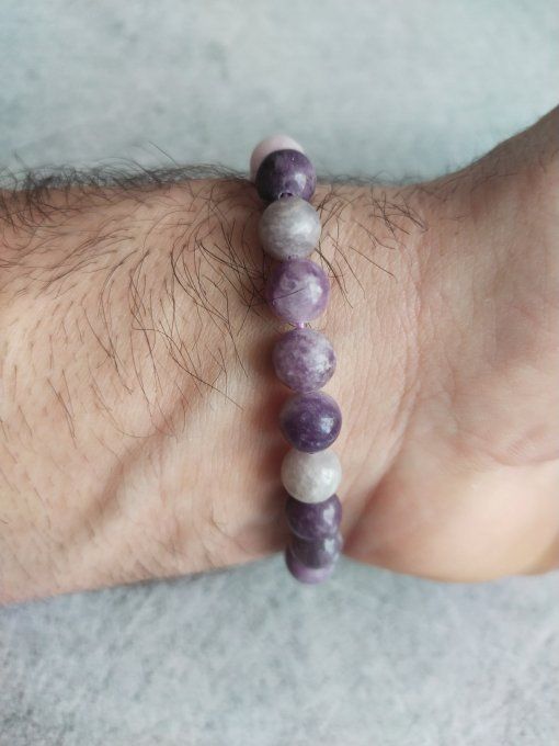 Bracelet Lépidolite