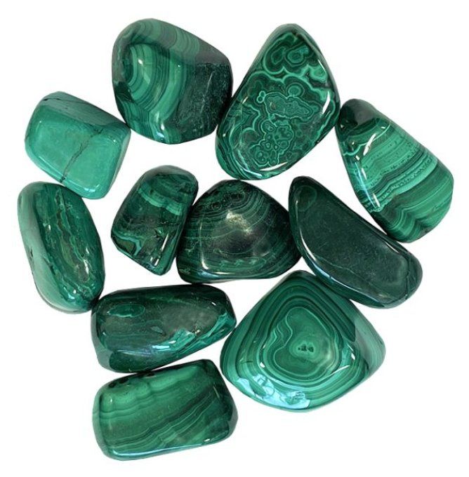 Pierre rouler Malachite