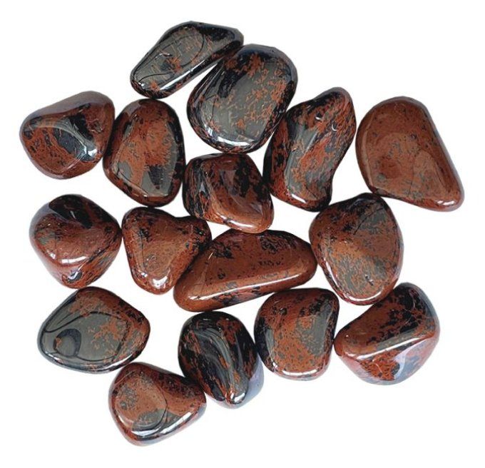 Pierre rouler Obsidienne acajou