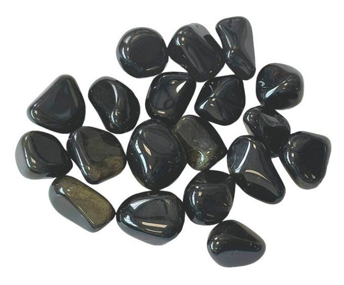 Pierre rouler Obsidienne dorée 