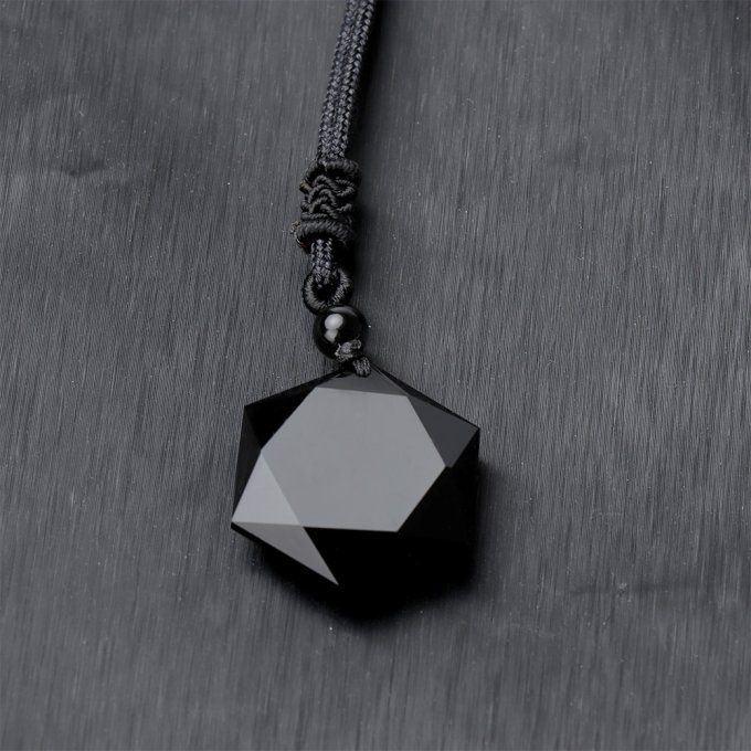 Obsidienne hexagonale