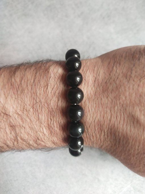 Bracelet Obsidienne Oeil Celeste