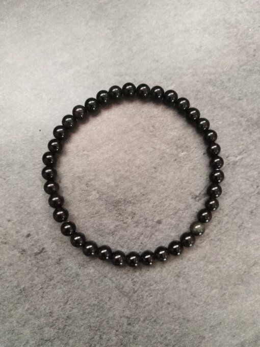 Bracelet Obsidienne Oeil Celeste