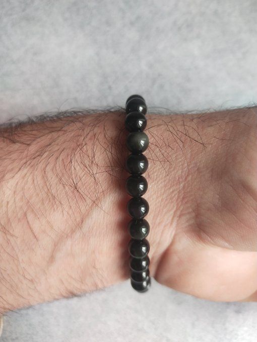 Bracelet Obsidienne Oeil Celeste