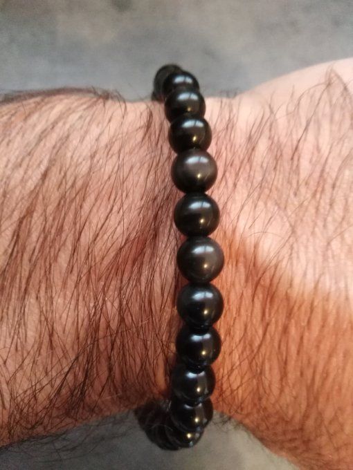 Bracelet Obsidienne Oeil Celeste