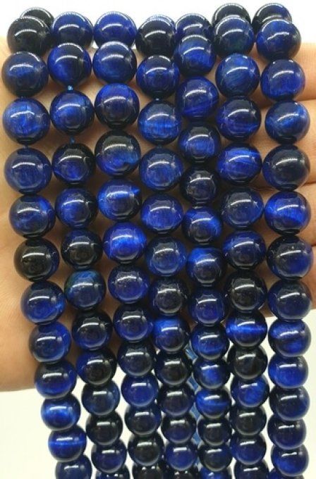 Perles Oeil de faucon au fil