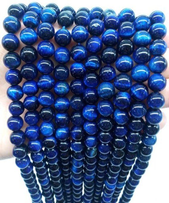 Perles Oeil de faucon au fil