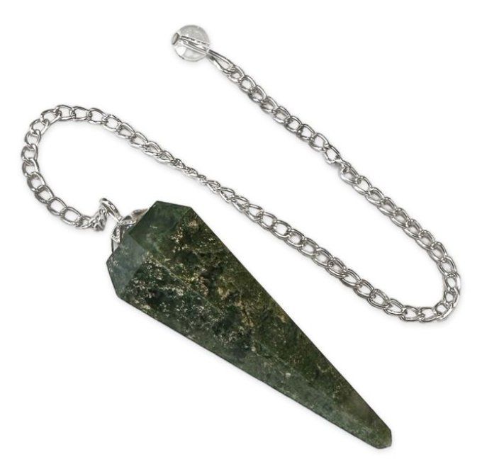 Pendule cone Jaspe sang de dragon