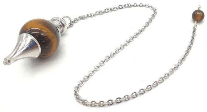 Pendule boule Oeil de tigre