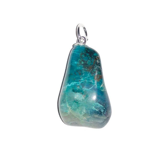 Pendentif Chrysocolle forme libre