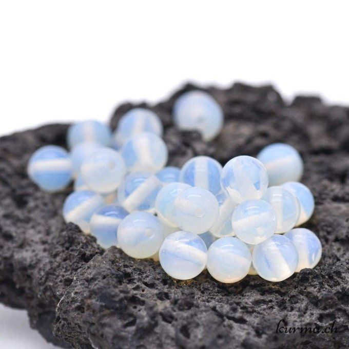 Perle Opaline à l'unité