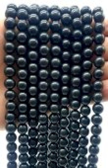 Perles Shungite au fil