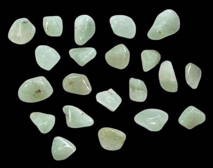 Pierre rouler Prehnite