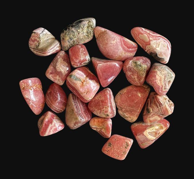 Pierre rouler Rhodochrosite