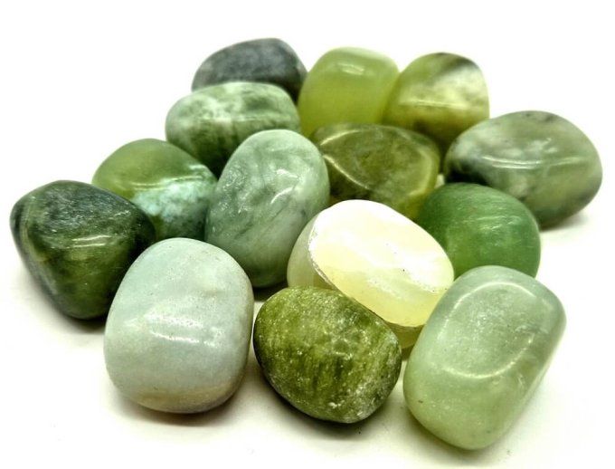 Pierre rouler Jade vert de chine