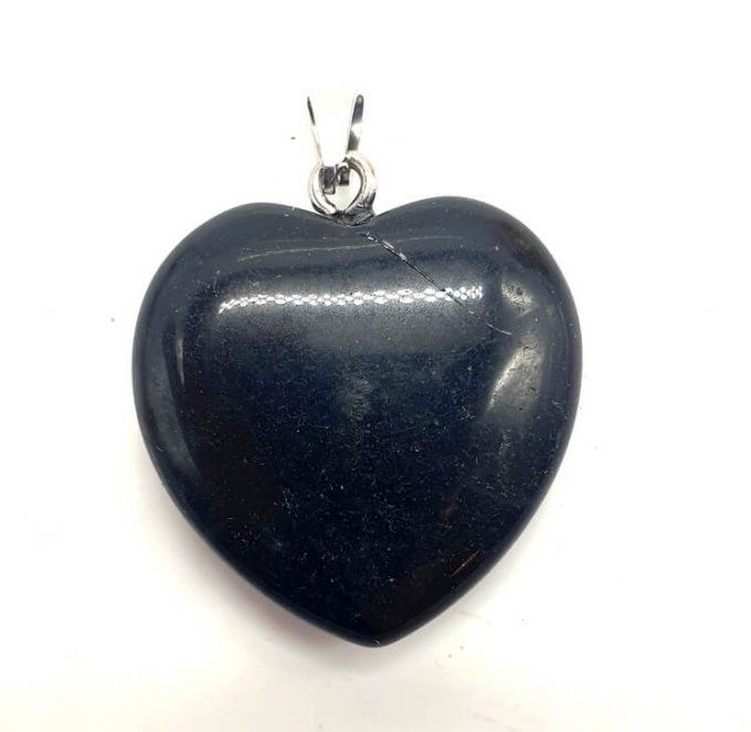 Pendentif Obsidienne coeur