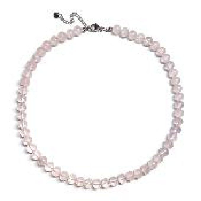 Collier Quartz rose