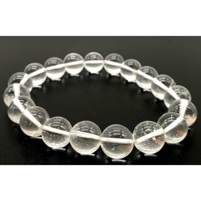 Perle Quartz / Cristal de roche à l'unité