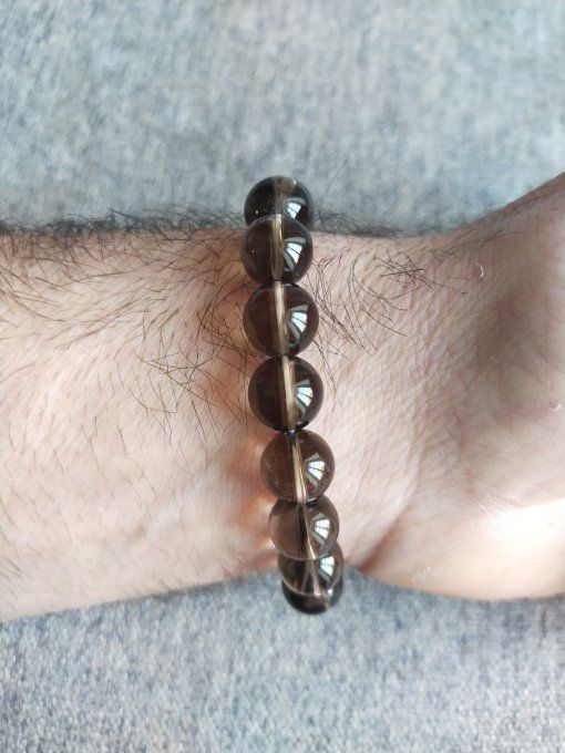 Bracelet Quartz fumée