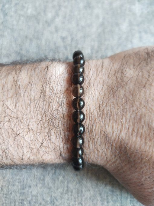 Bracelet Quartz fumée