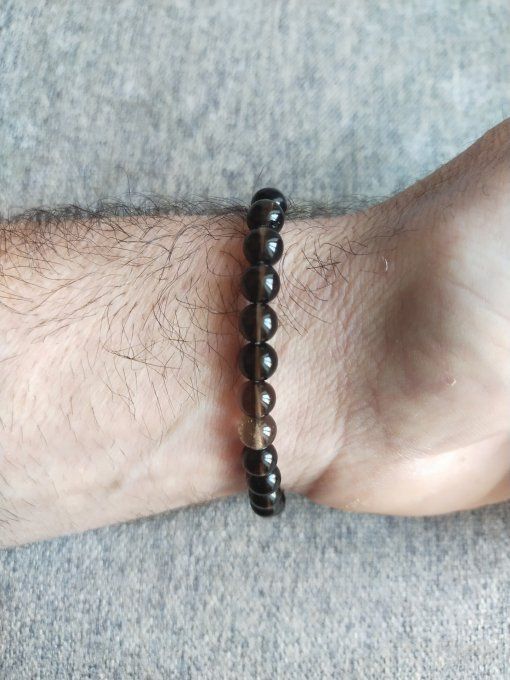 Bracelet Quartz fumée