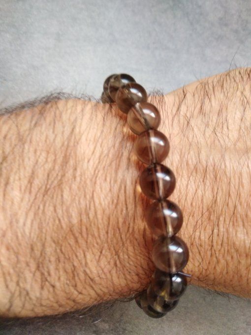 Bracelet Quartz fumée