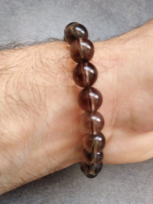 Bracelet Quartz fumée