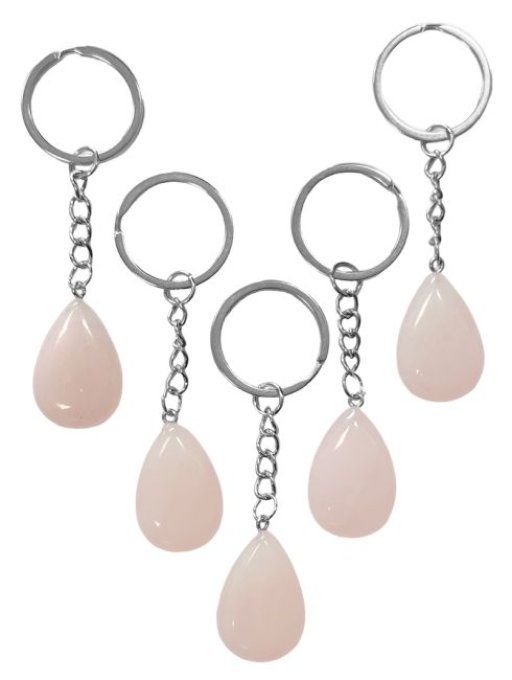 Porte clés Quartz rose