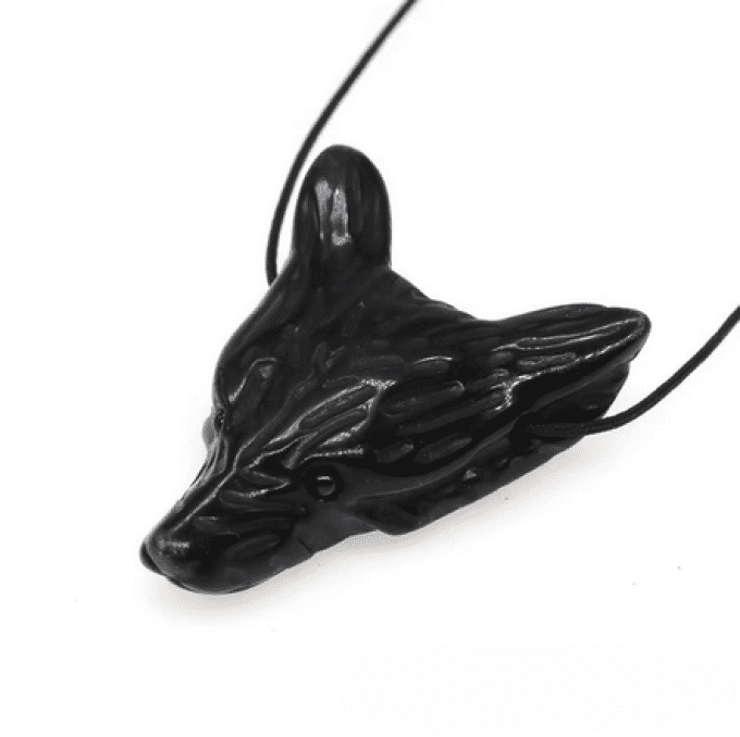 Tête de renard Obsidienne